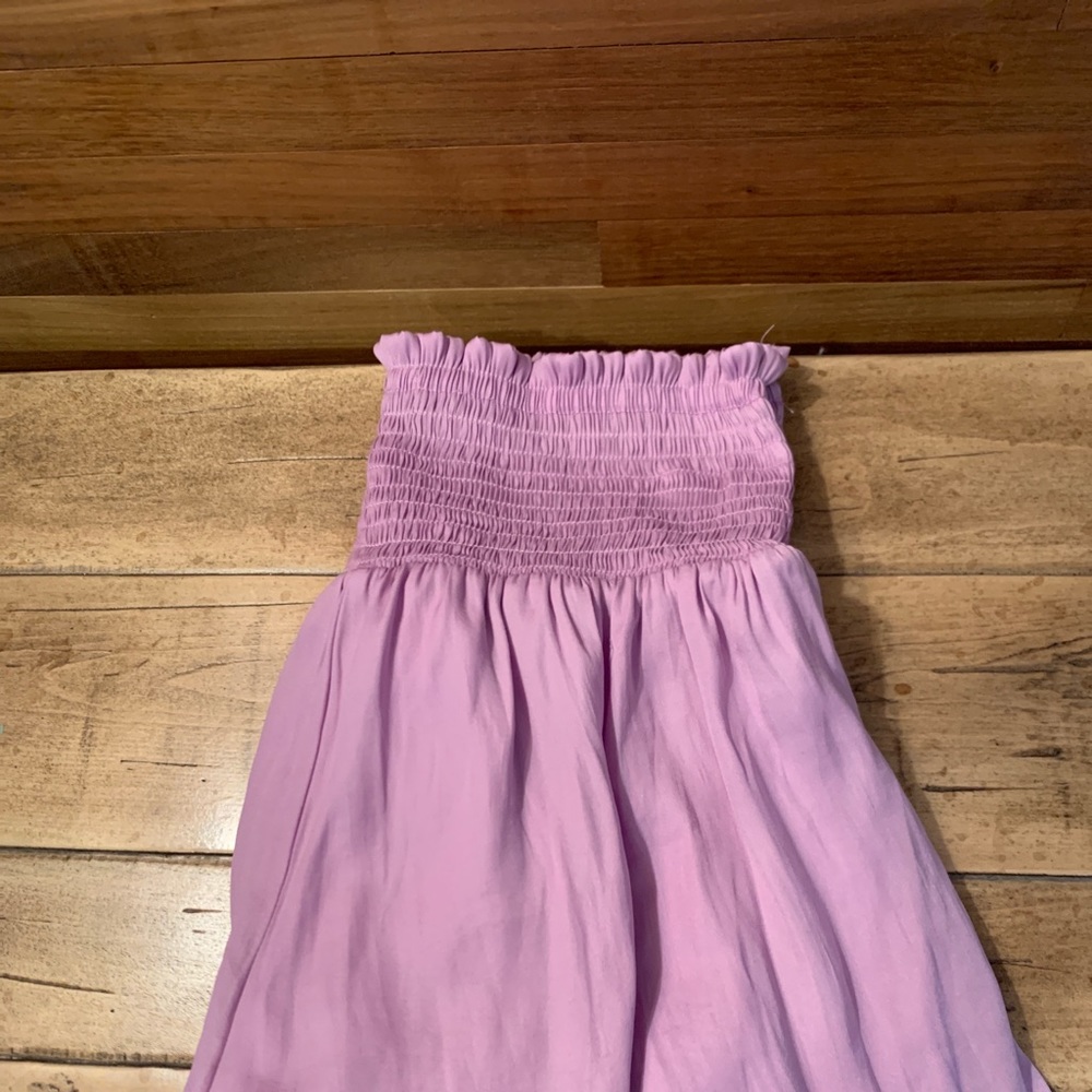 Fabrik purple rufffle shirts/skirt